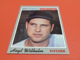 1970 Topps Hoyt Wilhelm # 17 Braves Baseball Nm / Mint Or Better !! - $49.99
