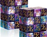 48 Pieces Dice Counters Token Dice D6 Dice Cube Loyalty Dice With Storag... - £20.84 GBP