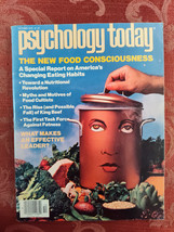 Rare Psychology Today October 1978 Food Consciousness James Mac Gregor Burns - £15.82 GBP