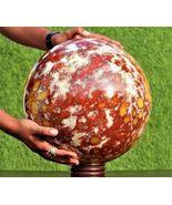 XL 131lb Red King Cobra Jasper Sphere Healing Reiki Crystal Metaphysical... - $5,812.01