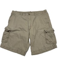 Roundtree &amp; Yorke Cargo Shorts Men Size 40 (Measure 38x10) Beige Casual - $9.45