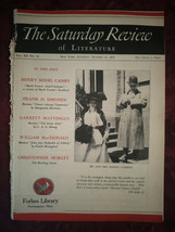 Saturday Review October 12 1935 Mark Twain Samuel Clemens Marguerite Harrison - £10.19 GBP