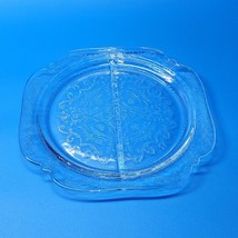 Vintage Indiana Glass Recollection Clear 10¼” Divided Grill Plate - SHIPS FREE - £15.01 GBP