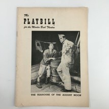 1953 Playbill Martin Beck Theatre David Wayne in The Teahouse of the August Moon - £11.35 GBP
