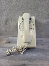 Vintage 1969 Kellogg ITT 554 Rotary Dial Wall Phone Pale Yellow UNTESTED Retro - $79.99