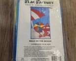 NEW VTG - The Flag Factory Beach Complete Flag Kit Create Your Own Flag ... - $9.89