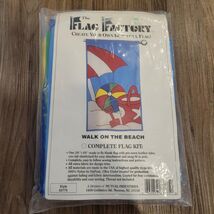 NEW VTG - The Flag Factory Beach Complete Flag Kit Create Your Own Flag ... - $9.89
