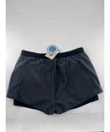Baleaf Shorts Womens Extra Large Gray Black Activewear Stretchy Cardio R... - $11.46
