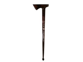 Classic brown cane from wood, Walking stick with carvings, Handmade walk... - £70.82 GBP