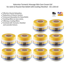 Naturstar Turmeric Skin Care Massage Gel for Joint &amp; Muscle Pain Relief 10x250ml - £129.35 GBP