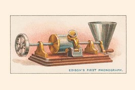 Edison&#39;s First Phonograph 20 x 30 Poster - £20.44 GBP