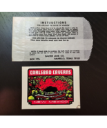 BAXTER LANE CO Carlsbad Caverns NM VTGTravel Luggage Water Decal Sticker... - $30.74 CAD