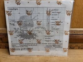 1960s Clara Waever Counted Cross Stitch Nr 26-3282D Mushroom Parasolhat ... - $91.41