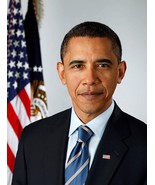 Official Portrait Of President Barack Obama Photograph - Historical, Gloss - £26.73 GBP