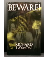 Richard Laymon BEWARE! First Hardcover Edition 1992 Horror Novel UK Edition - $26.99