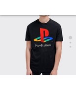 Playstation Classic Logo Men&#39;s T-Shirt Black Large 2021 - £10.10 GBP