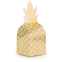 Creative Converting 332544 Pineapple Wedding Party Foil Paper Favor Boxes, 2.78  - £38.13 GBP