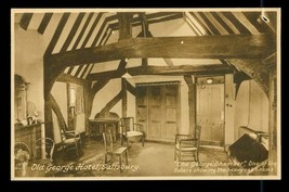 Vintage Postcard Old George Hotel Salisbury George Chamber Wiltshire Eng... - £8.40 GBP