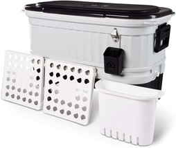 Bottle Opener And Catch Bins Are Included In The Igloo 125 Qt Party Bar Rolling - £238.94 GBP