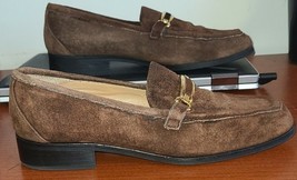 Diane von Furstenberg Shoes Size 9.5 Brown Suede Platform Flats.. - $20.19