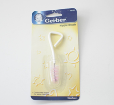 Vintage Gerber Nylon Bristles Nipple Brush Contoured Baby - $20.00