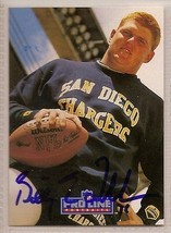 billy joe Toliver Autographed Football Card Signed Chargers - £7.53 GBP