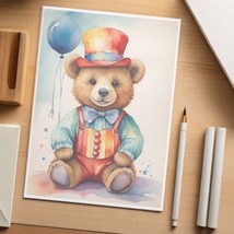 48  Sheets of  Decorative Stationery Paper for Letters , 8.5 x 11 - Bears#0678 - £19.75 GBP