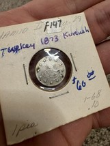 Kurush 1873 Ottoman Empire Silver Coin Turkey - $98.99