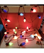 Christmas Lights Vintage GE Bulbs 25 Foot String Rare Radiant 60&#39;s Style... - £23.63 GBP