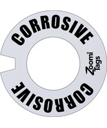 zOOmitags CORROSIVE Can Container ID Tag OSHA Compliant ACID Danger Warning - $23.21