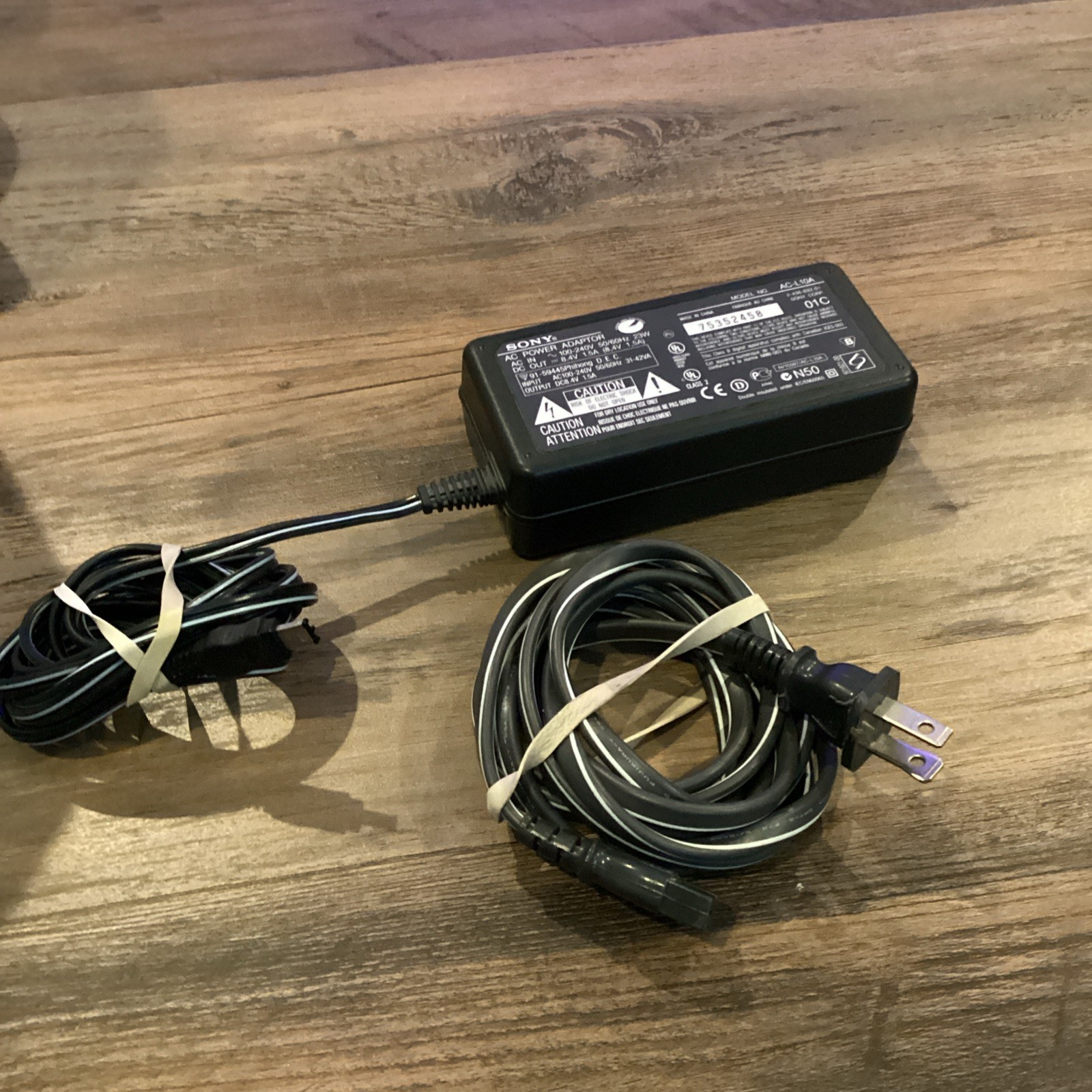 Genuine SONY Original OEM AC-L10A AC-Adapter Hi8 Handycam Camcorder - $11.88