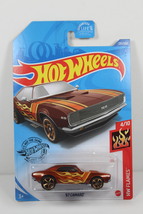 Hot Wheels &#39;67 Camaro SS HW Flames 4/10 Brown Chevy Diecast Collector New - £7.09 GBP