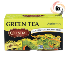 6x Boxes Celestial Seasonings Authentic Green Tea | 20 Bags Each | 1.4oz - £27.35 GBP