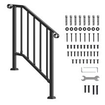 VEVOR Double-column Handrail Kit with Railings for Outdoor Steps, 2-3 St... - $52.90
