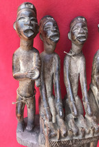 Outstanding &amp; Fascinating Bakongo Haunting Spirit Musicians Carving - $200.00