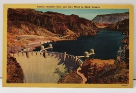 Nevada Hoover Dam and Lake Mead in Black Canyon Postcard C12 - $4.50