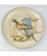Vintage Hand-Painted Large Duck Wall Plate Signed HP - Ceramic Wildlife Art - $140.58 CAD