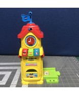 Vtech Go! Go! Smart Wheels Train Station Chug &amp; Go Railroad Building Clo... - $15.43