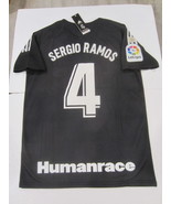 Sergio Ramos #4 Real Madrid Pharrell Williams Humanrace Soccer Jersey 20... - £94.16 GBP