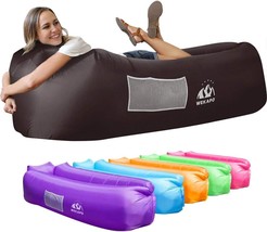 WEKAPO Inflatable Lounger Air Sofa Chair–Camping &amp; Beach Accessories–Portable Wa - £59.48 GBP