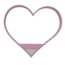 6x Heart Shape Fondant Cutter Cupcake Topper 1.75 IN USA FD5123 - £5.56 GBP