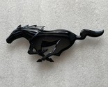 Black pony galloping horse grill emblem logo for Ford Mustang. Light Blem - $19.99