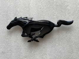 Black pony galloping horse grill emblem logo for Ford Mustang. Light Blem - £15.72 GBP
