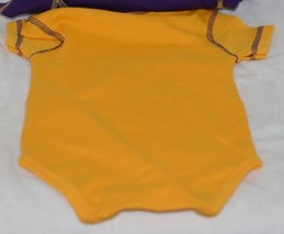 Outer Stuff Ltd Collegiate Licensed LSU 3 Pack 6 9 Month Baby Bodysuit image 2