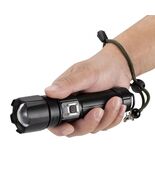 LED Flashlight USB Rechargeable Outdoor Hiking Camping Hunting Tactical ... - €33,74 EUR