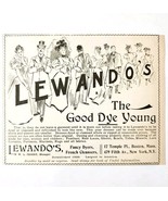 Lewando&#39;s Dry Cleaning Good Dye 1897 Advertisement Victorian Fashion ADB... - $19.99
