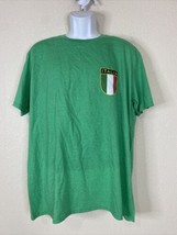 NWOT Gildan Softstyle Men Size XL Green Italia Retro Futbol Soccer T Shirt - $11.45