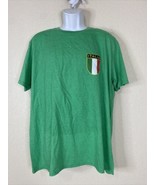 NWOT Gildan Softstyle Men Size XL Green Italia Retro Futbol Soccer T Shirt - £9.04 GBP