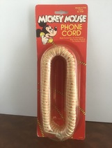 Disney Mickey Mouse Phone Cord - Vintage Disney Store, Walt Disney World... - £15.96 GBP