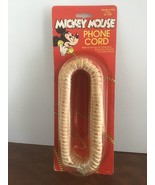 Disney Mickey Mouse Phone Cord - Vintage Disney Store, Walt Disney World... - $27.44 CAD
